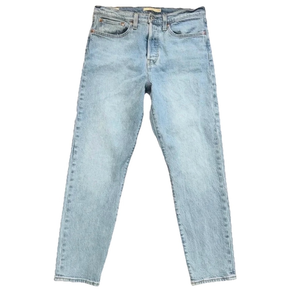 Levi’s Stretch Premium Wedgies Button-fly Light Wash Jeans Blue Size 30